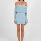 COMING SOON - Delta Mini Dress - Sky Blue Knit
