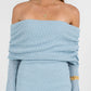 COMING SOON - Delta Mini Dress - Sky Blue Knit