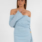 COMING SOON - Delta Mini Dress - Sky Blue Knit