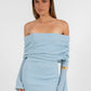 COMING SOON - Delta Mini Dress - Sky Blue Knit