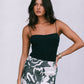 Dolcezza Skirt - Natural/Charcoal Floral