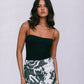 Dolcezza Skirt - Natural/Charcoal Floral