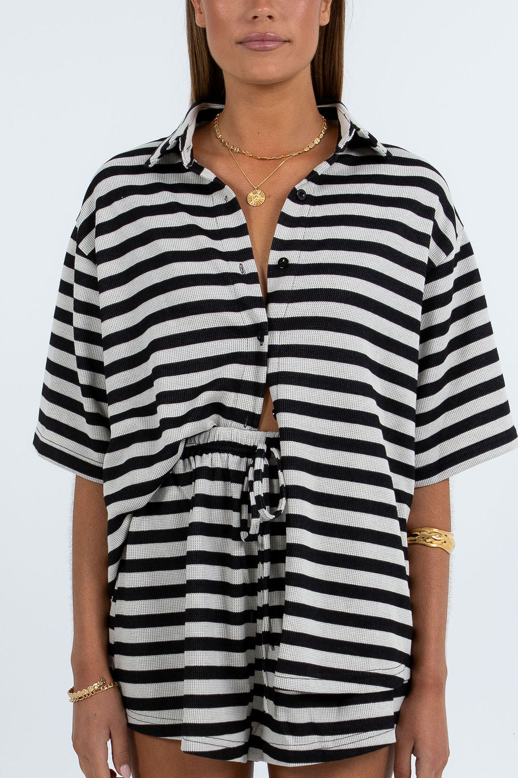 Quinlan Set - Black Stripe