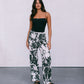 Cenere Pant - Natural/Charcoal Floral