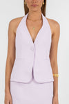 Oden Halter Top - Pastel Lilac