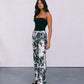 Cenere Pant - Natural/Charcoal Floral