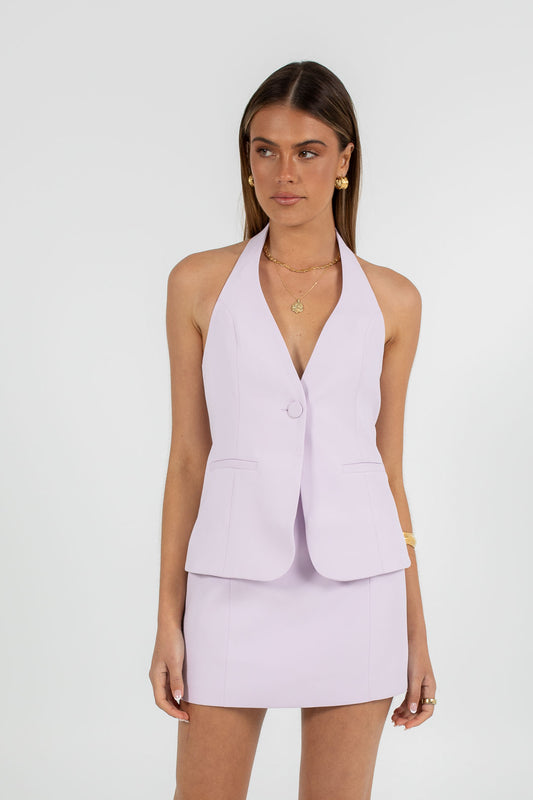 Nellie Mini Skirt - Pastel Lilac