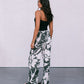 Cenere Pant - Natural/Charcoal Floral