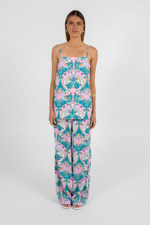 Viola Top Charm Print