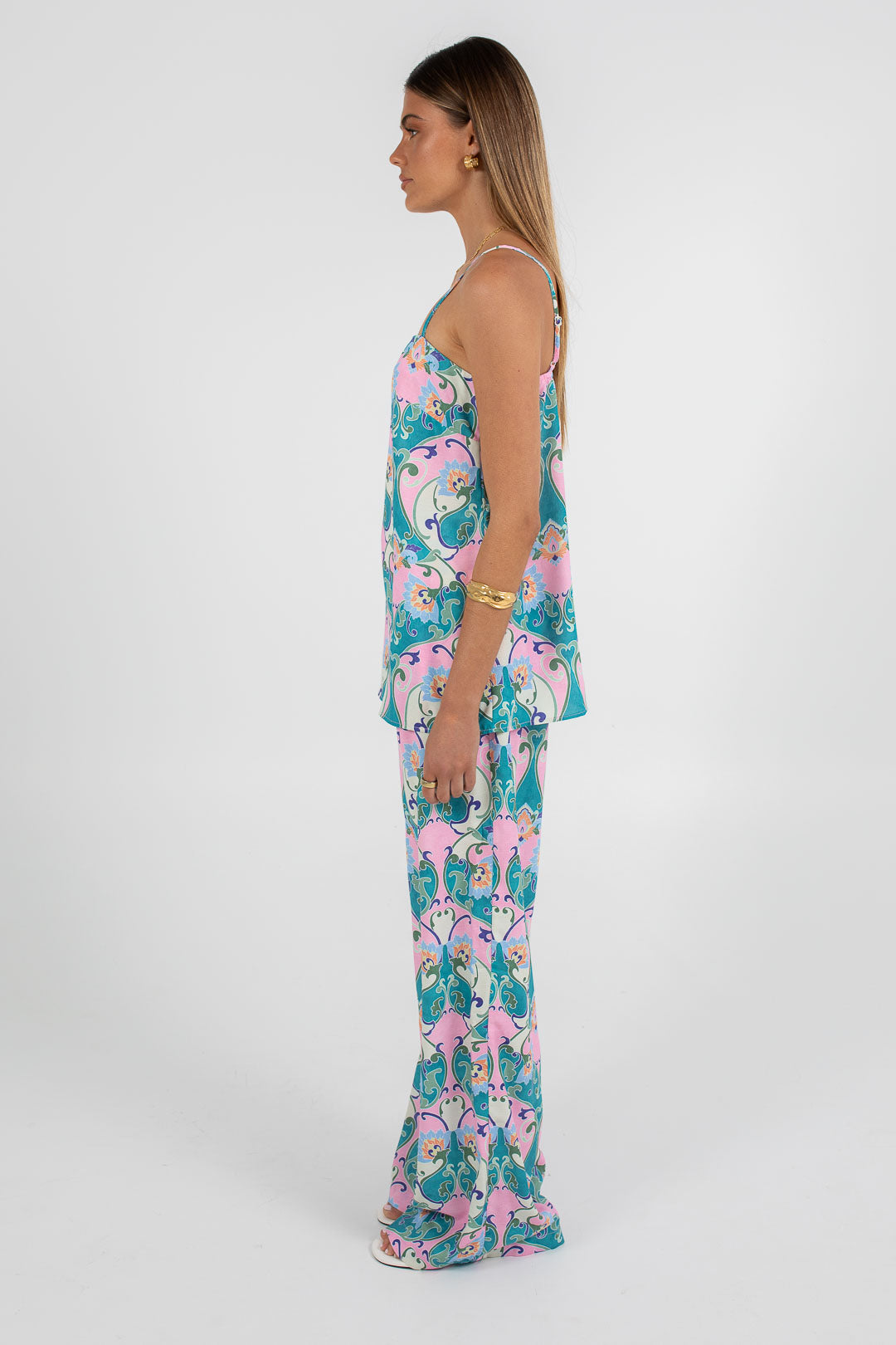 Viola Top Charm Print