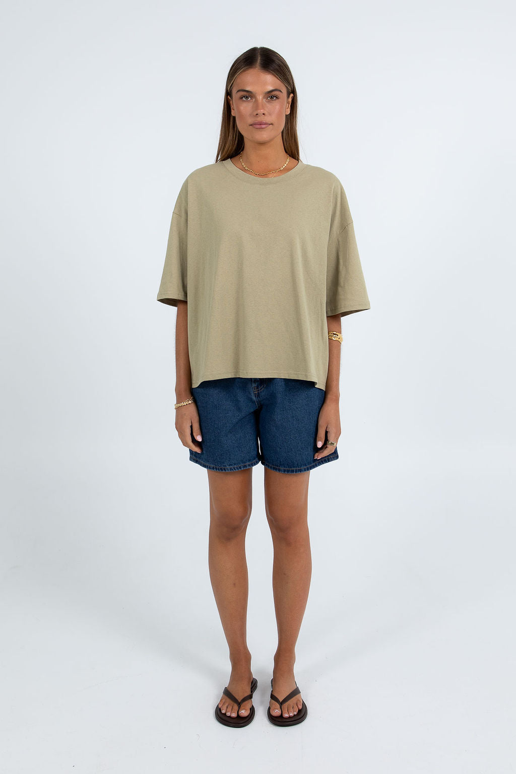 Kell Tee - Soft Khaki