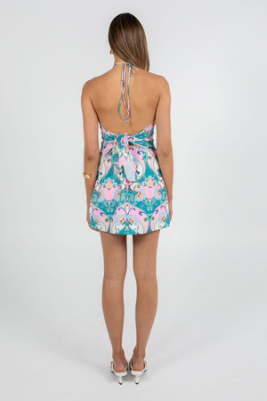 Xyra Scarf Top - Charm Print