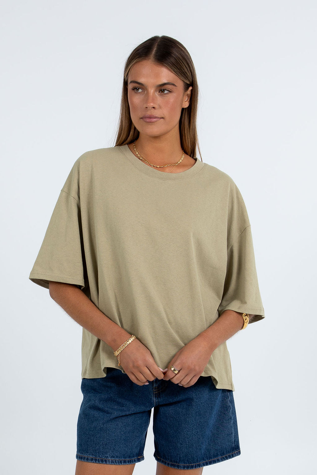 Kell Tee - Soft Khaki