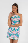 Xyra Scarf Top - Charm Print