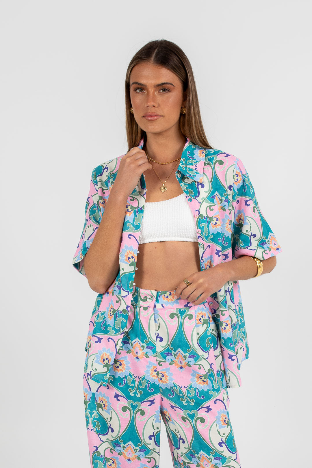 Taman Shirt Charm Print