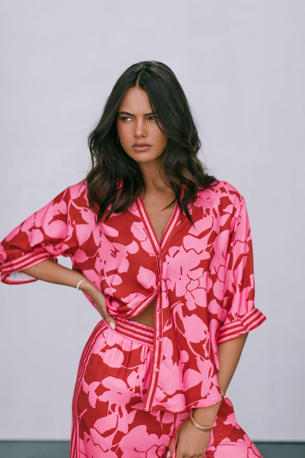 Tripoli Set Plum Floral