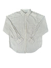 Declan Oversized Shirt - Blue/Mustard Stripe