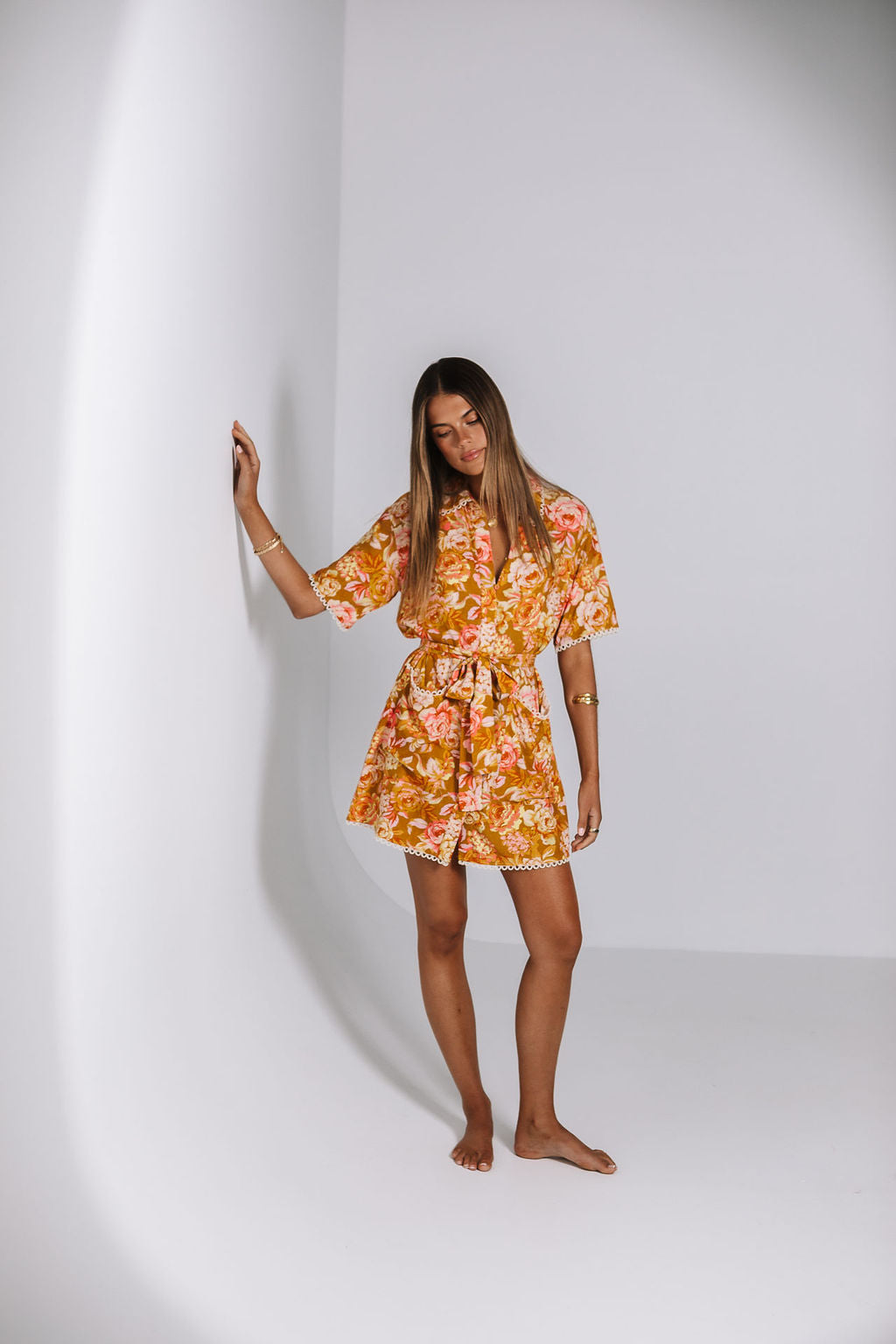 Bello Mini Dress - Hinterbloom Print