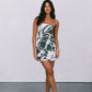 Isola Dress - Natural/Charcoal Floral