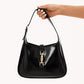 Alix Shoulder Bag - Black Crinkle Patent