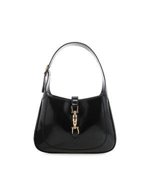 Alix Shoulder Bag - Black Crinkle Patent