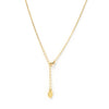 Libra Zodiac Tag Necklace - Gold