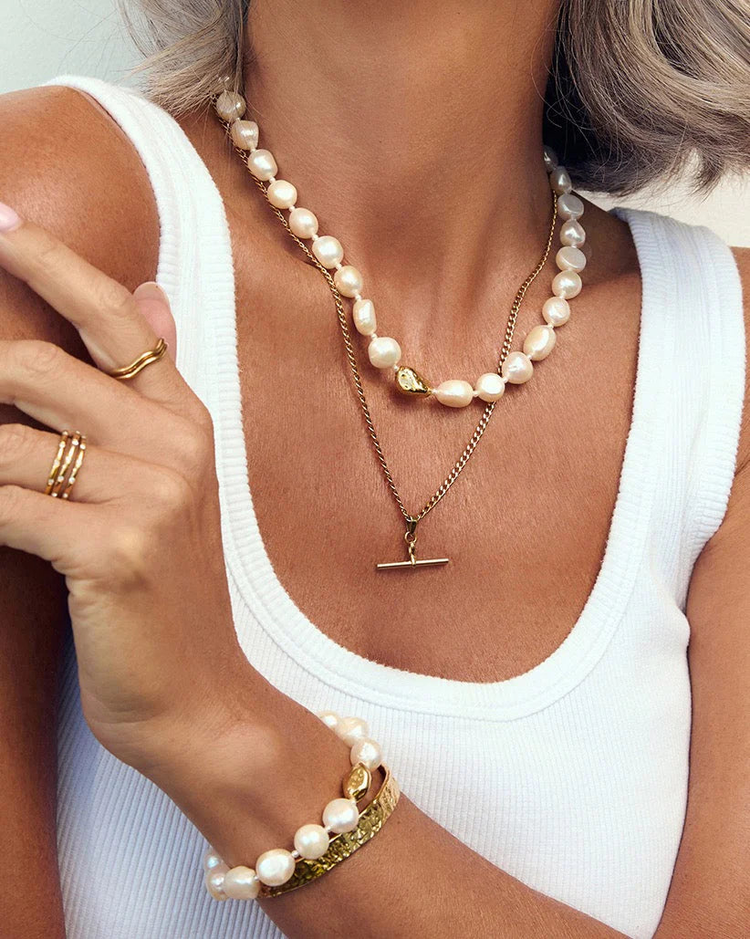 Hariette Necklace Pearl