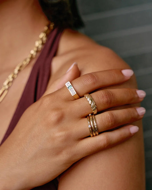 Emperor Stacking Ring - Gold