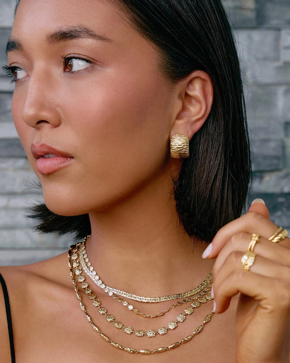 Penelope Earrings - Gold