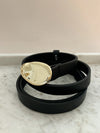Kayla Pebble Stud Belt - Black / Gold
