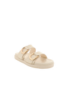 Areli Slides - Cream Raffia