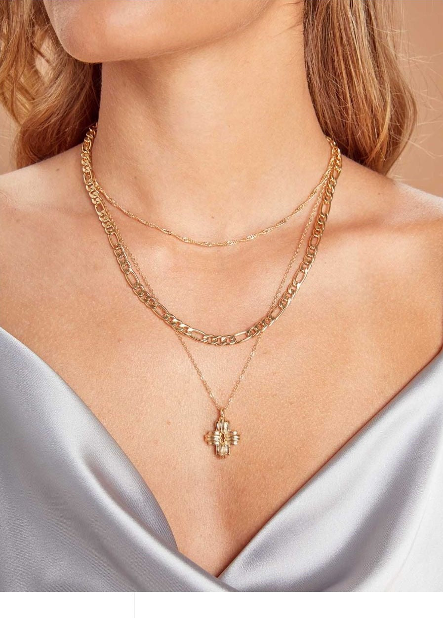 Ashe Layered Necklace - Gold