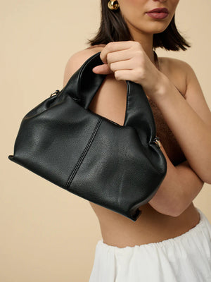 Lumi Hobo Handbag - Black
