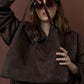 Kenny Suede Hobo Handbag - Brown