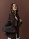 Calla Woven Bag - Brown