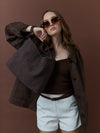 Calla Woven Bag - Brown