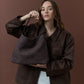 Calla Woven Bag - Brown