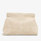 Becca Clutch Bag - Beige Suede Look