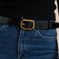 Max Belt - Black/Gold Geometric