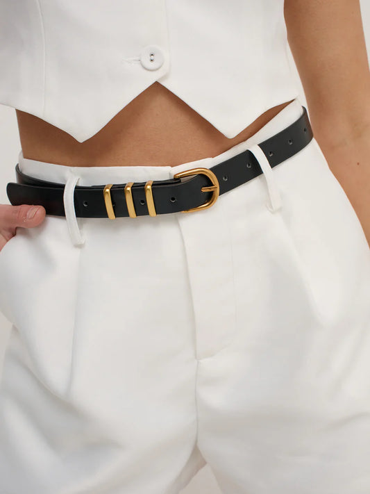 Eva Belt - Black / Gold
