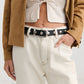 Liah Studded Belt - Black/Silver