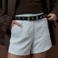 Liah Studded Belt - Black/Silver