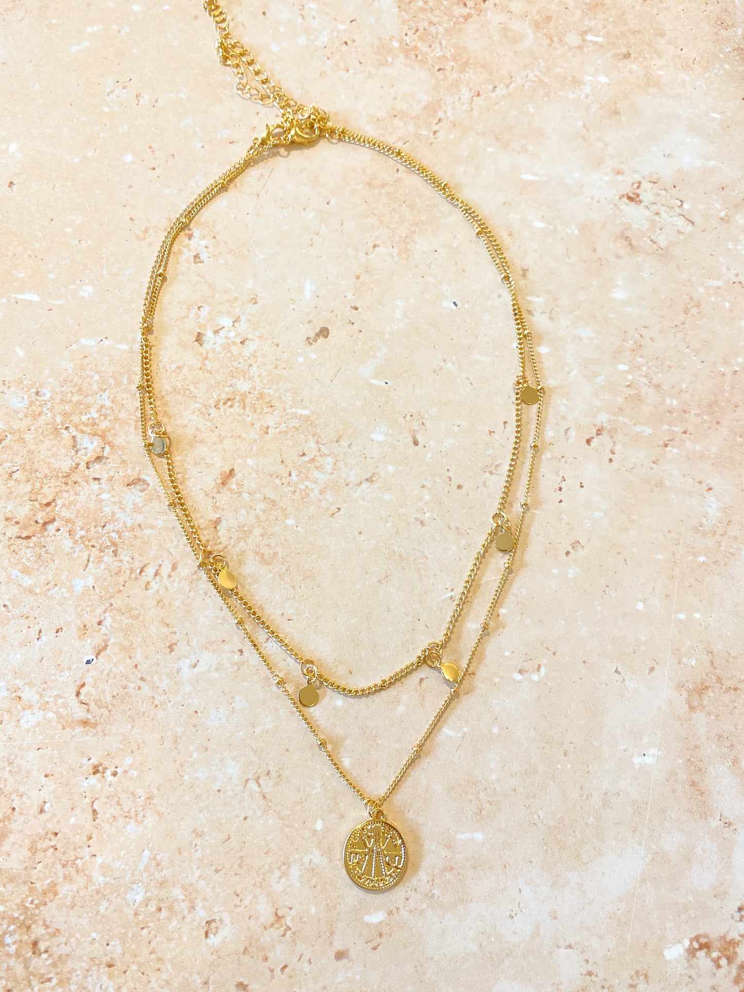 Rowan Layered Necklace Set - Gold