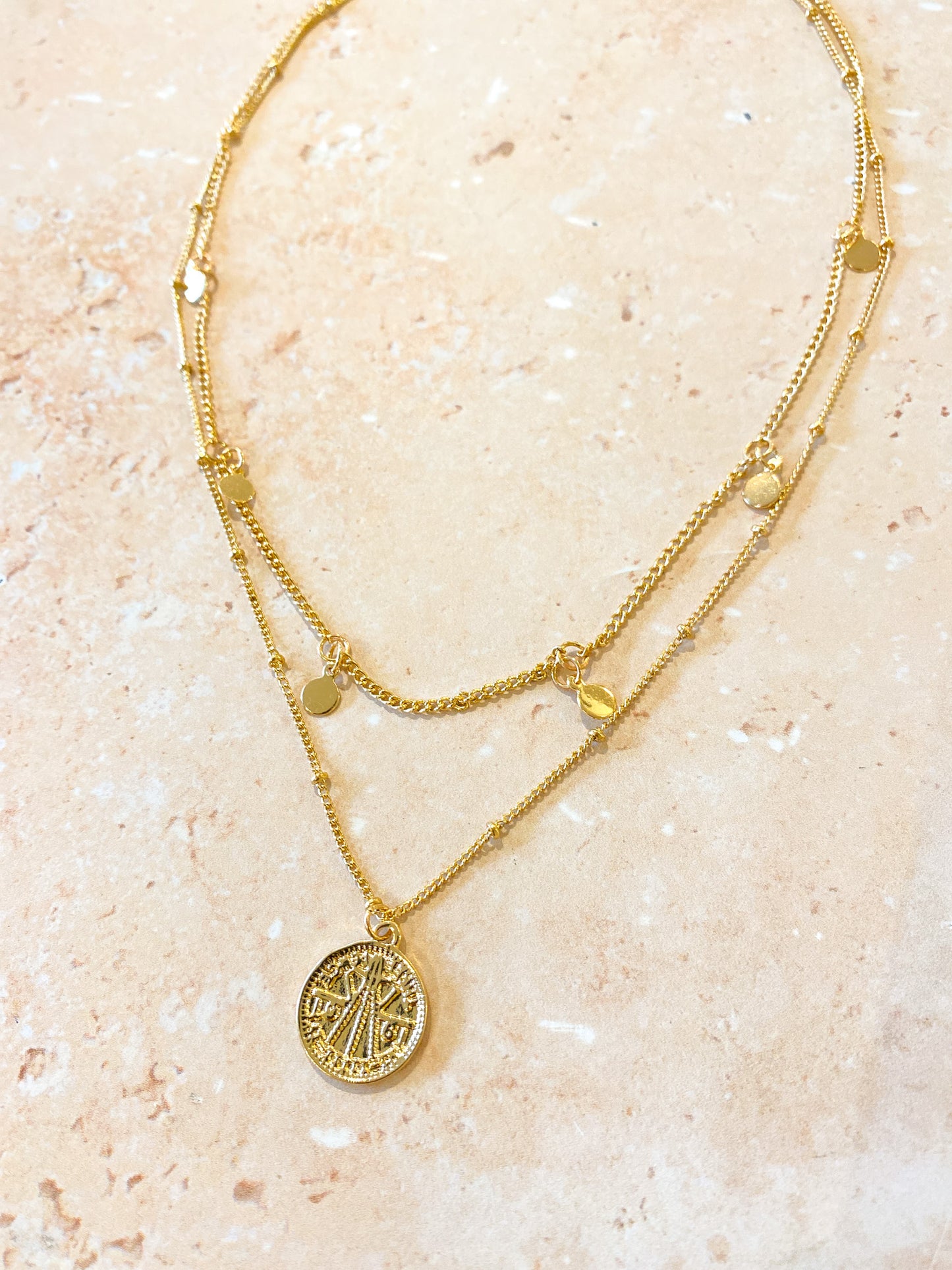 Rowan Layered Necklace Set - Gold