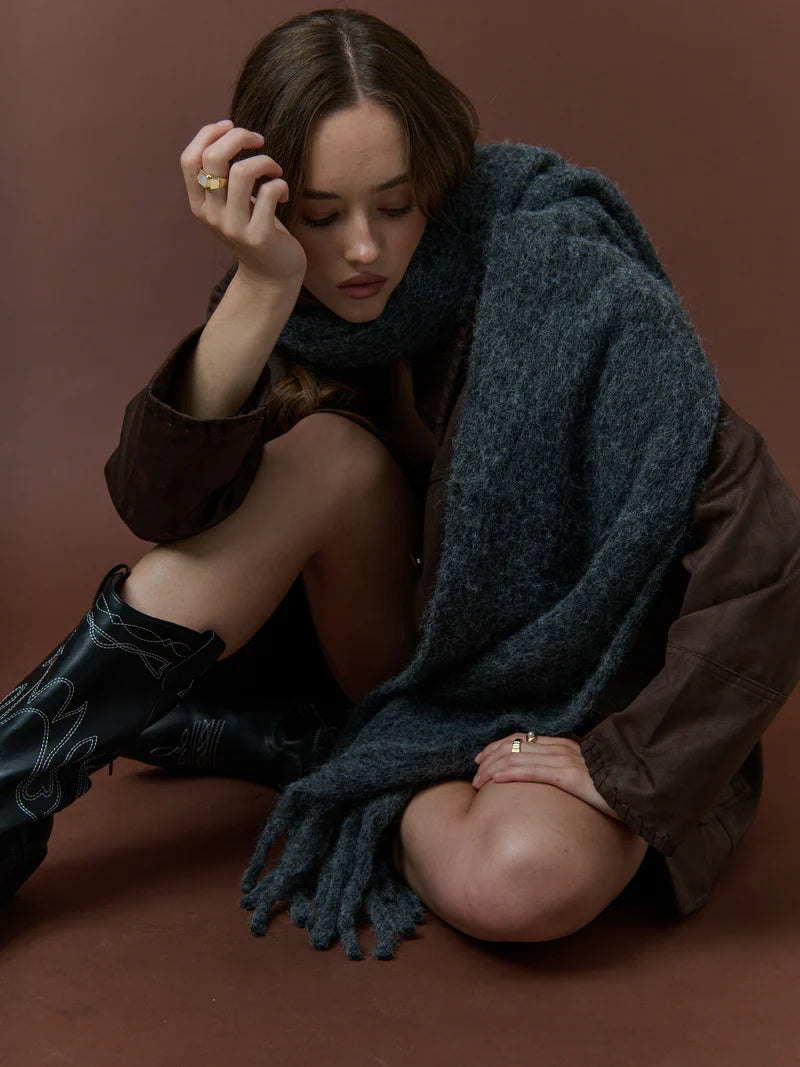 Danica Scarf Charcoal