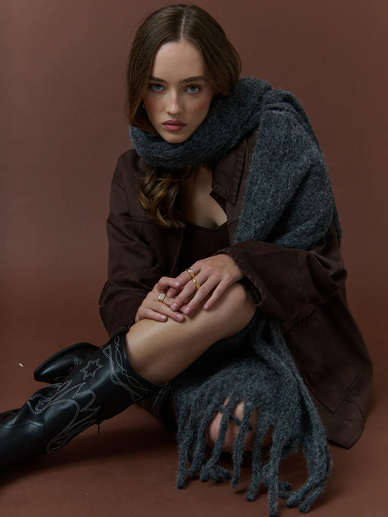 Danica Scarf Charcoal