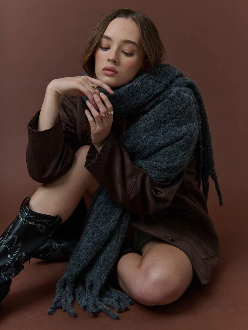 Danica Scarf Charcoal