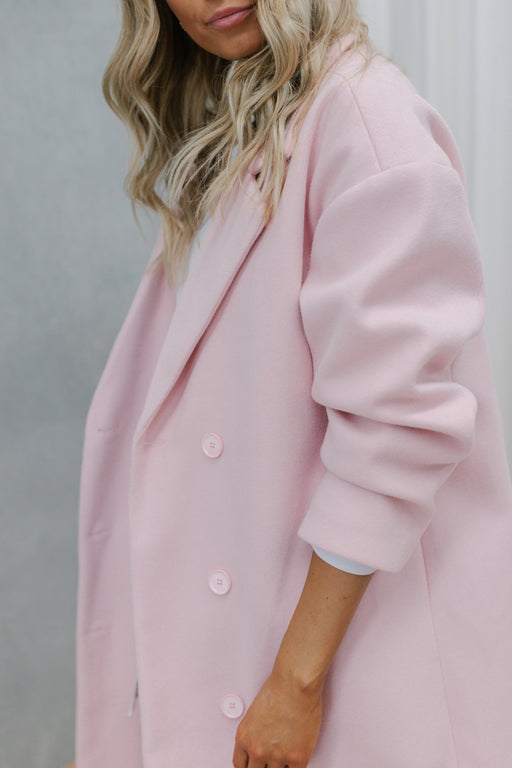 Adeline Coat - Baby Pink