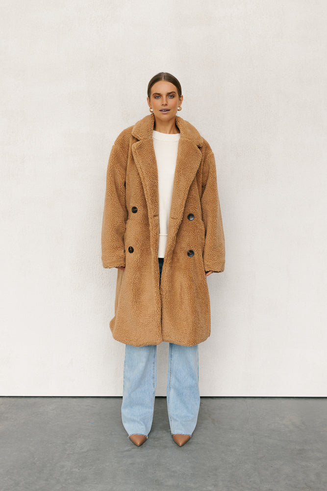 Aisha Coat - Camel