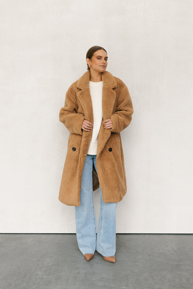 Aisha Coat - Camel